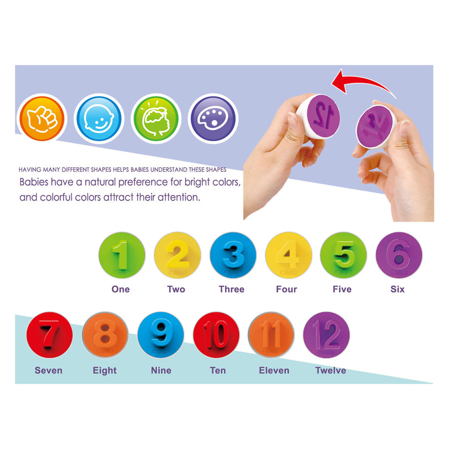 Set di figure di uova abbinate