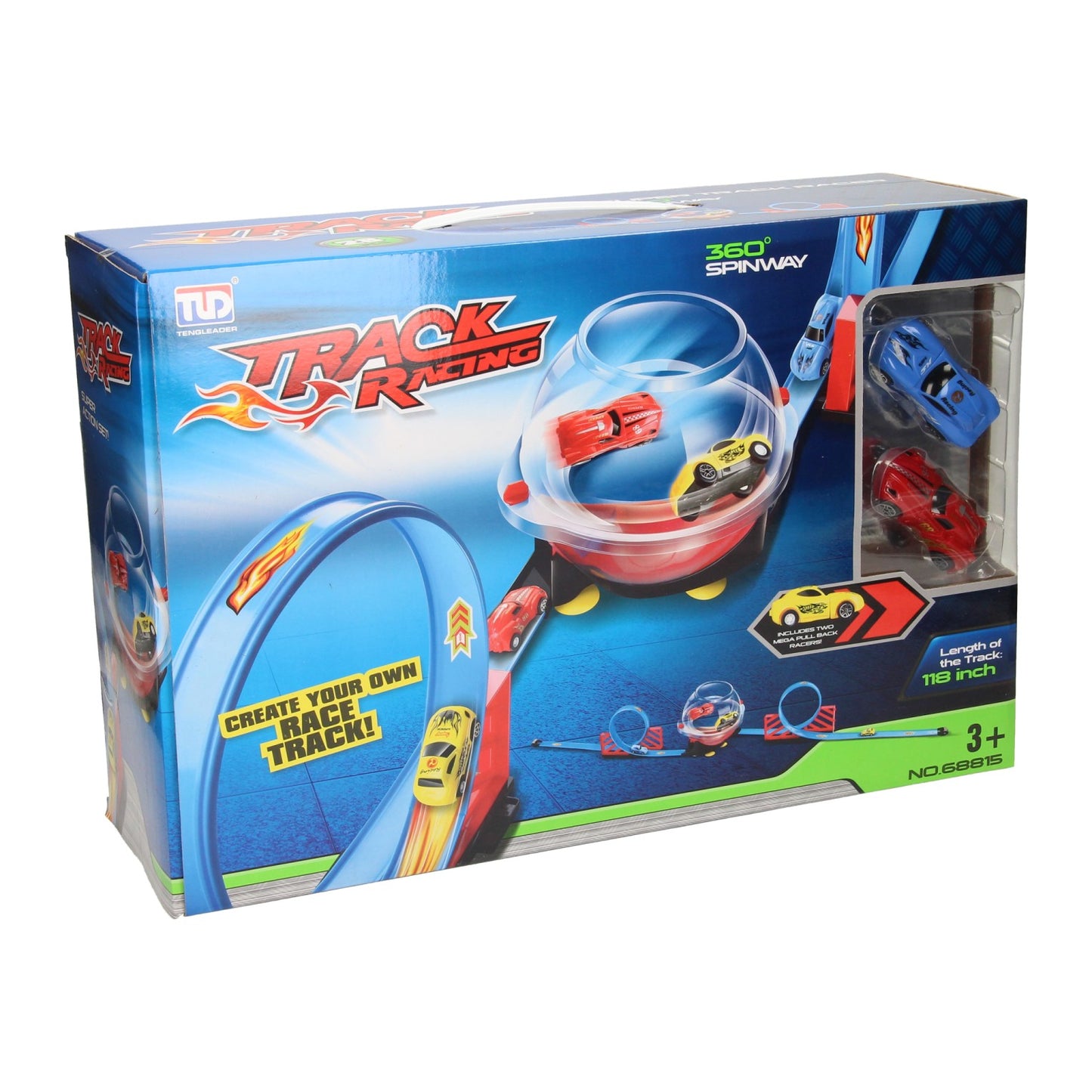 Pista da corsa automatica set di pesci in looping