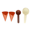 Set de helado de arena, 4 piezas.