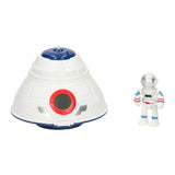 Space capsule met astronaut - afbeelding 1