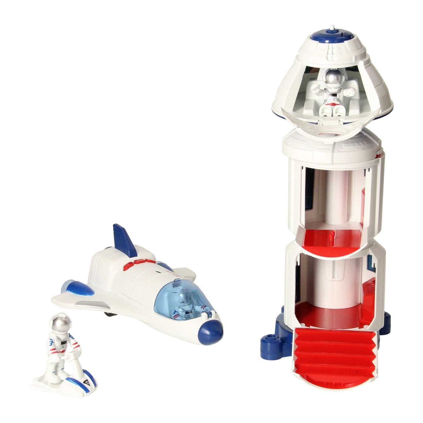 Set espacial completo, 3 astronautas.