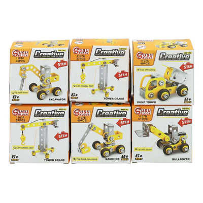 Veicolo da costruzione in kit di costruzione in metallo