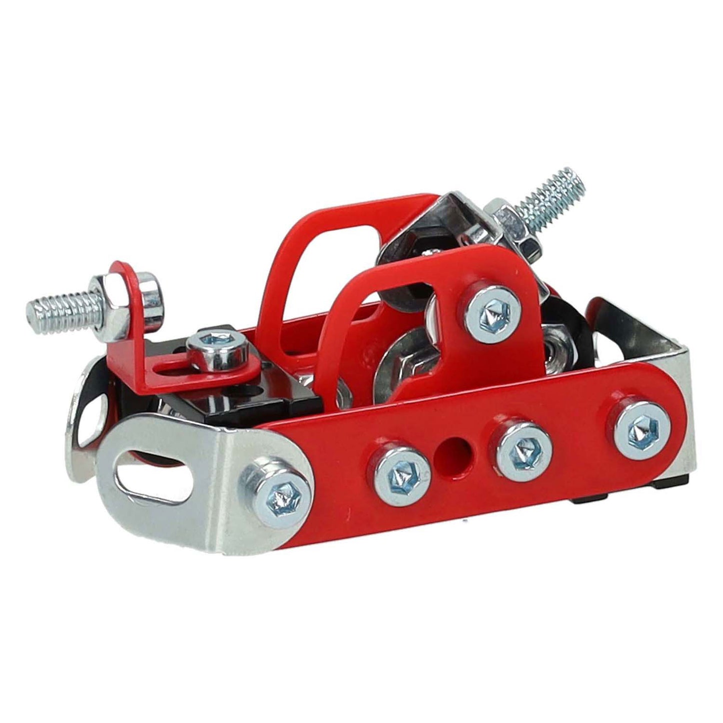 Kit de construcción de metal para vehículos de bomberos.