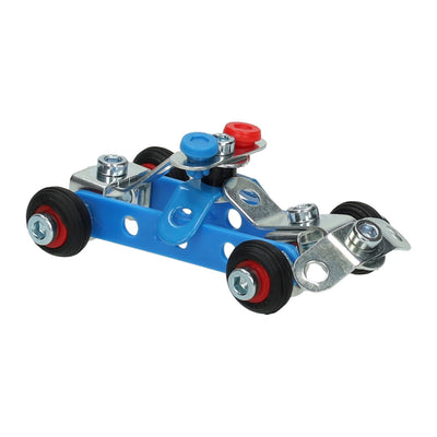 Kit de construcción metálica para vehículo policial.