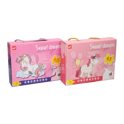 Lobbes speelgoed bv legpuzzel sweet dreams unicorn, 63st.