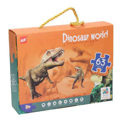 Lobbes speelgoed bv legpuzzel dino wereld, 63st.