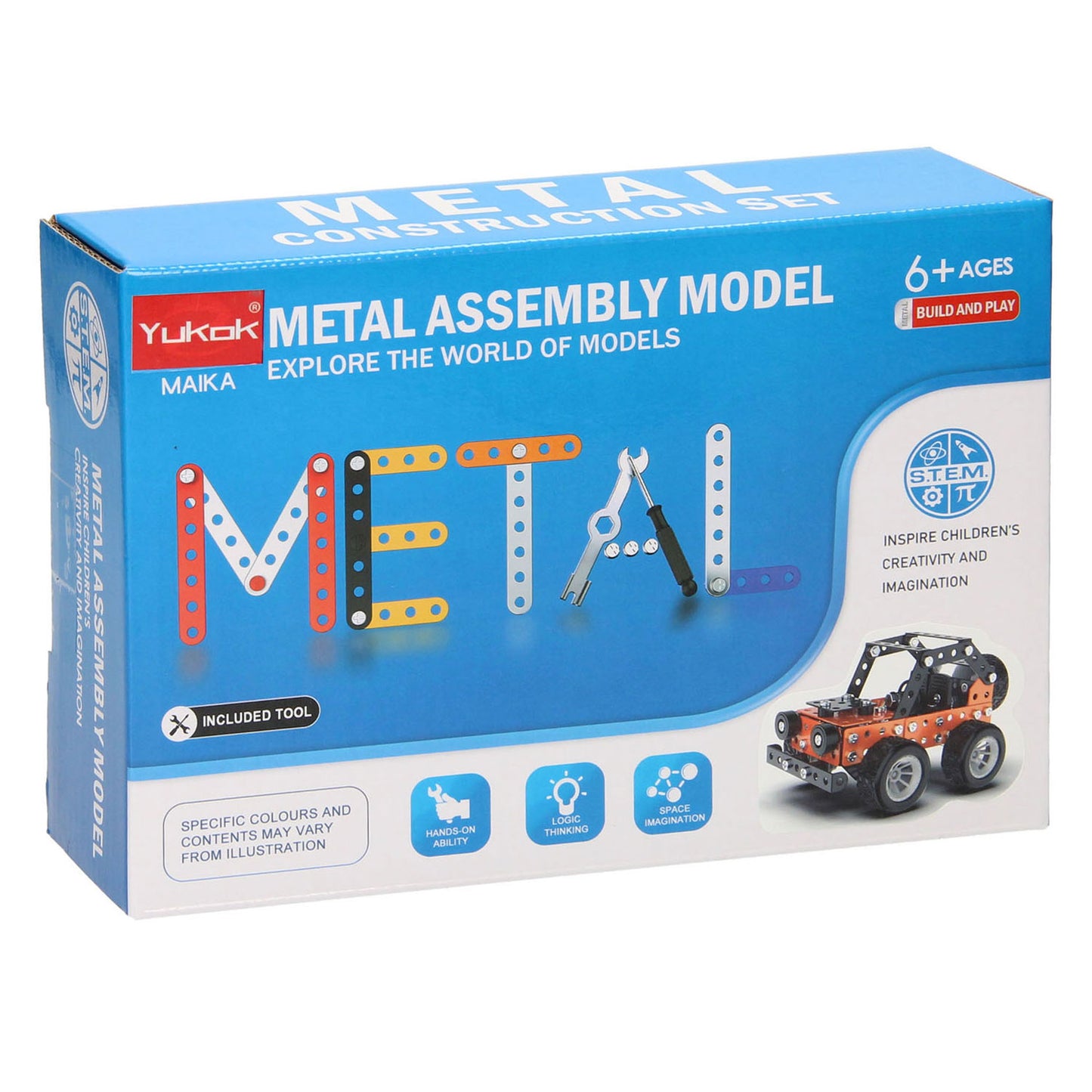 Metal building kit of site buggy, 164dlg.
