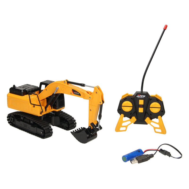 Escavatore RC controllato con cingoli 1:24
