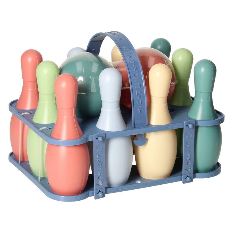 Set bowling pastello in supporto, 12 pz.