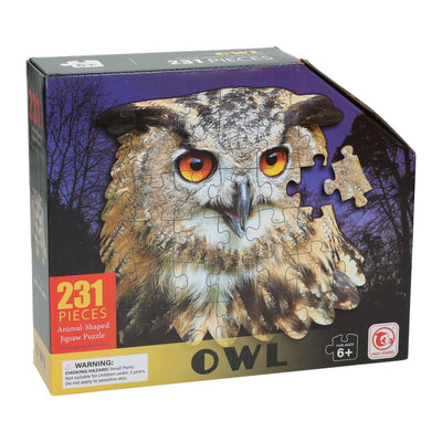 Búho rompecabezas - 231 piezas.