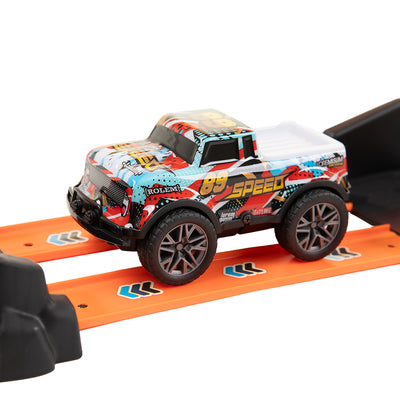 Rampa di lancio auto con pompa a pedale