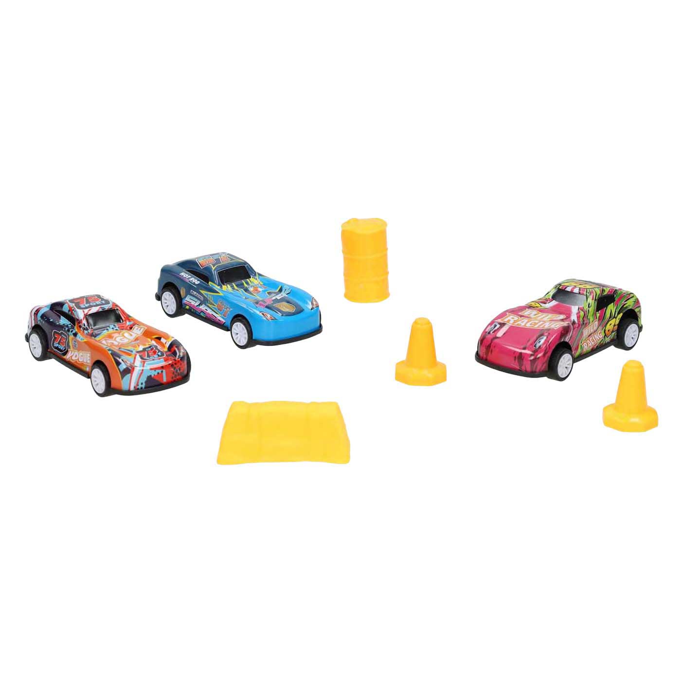 Raceauto backflip pull back set - 3st.