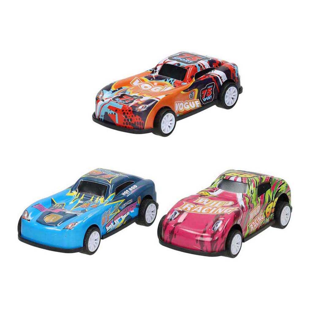 Juego de volteretas hacia atrás para autos de carreras - 3 piezas.