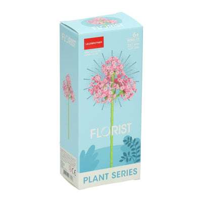 Set per la costruzione di fiori rosa - 227 pezzi.
