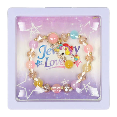 Pulsera con dije de unicornio