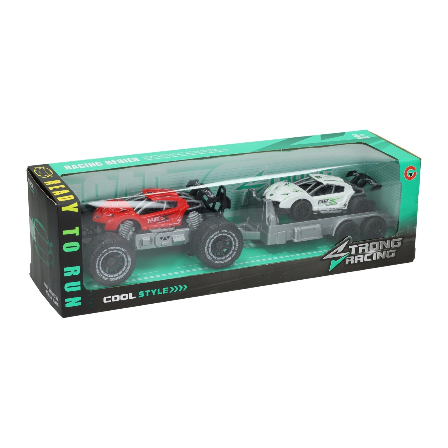 Set di carrelli a frizione - 3 pezzi.