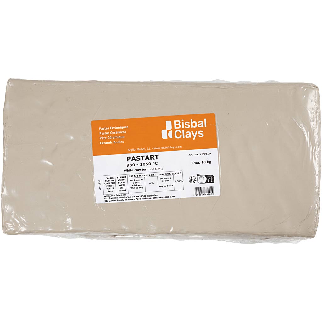 Arcilla blanca, 10 kg 1 caja