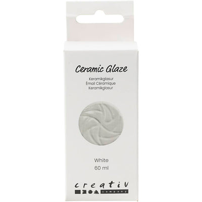 Smalto ceramico Creative Company, 984-1101 °C, opaco, bianco, 60 ml 1 bottiglia