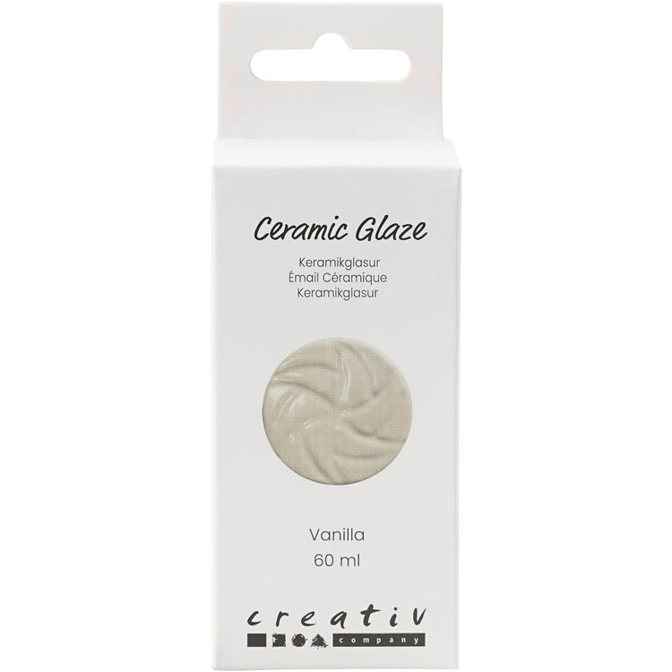 Creativ company keramiek glazuur 984-1101 c dekkend vanilla - 60ml