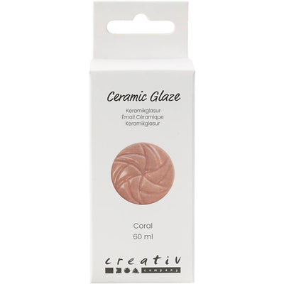 Smalto ceramico Creative Company, 984-1101 °C, opaco, corallo, 60 ml 1 bottiglia