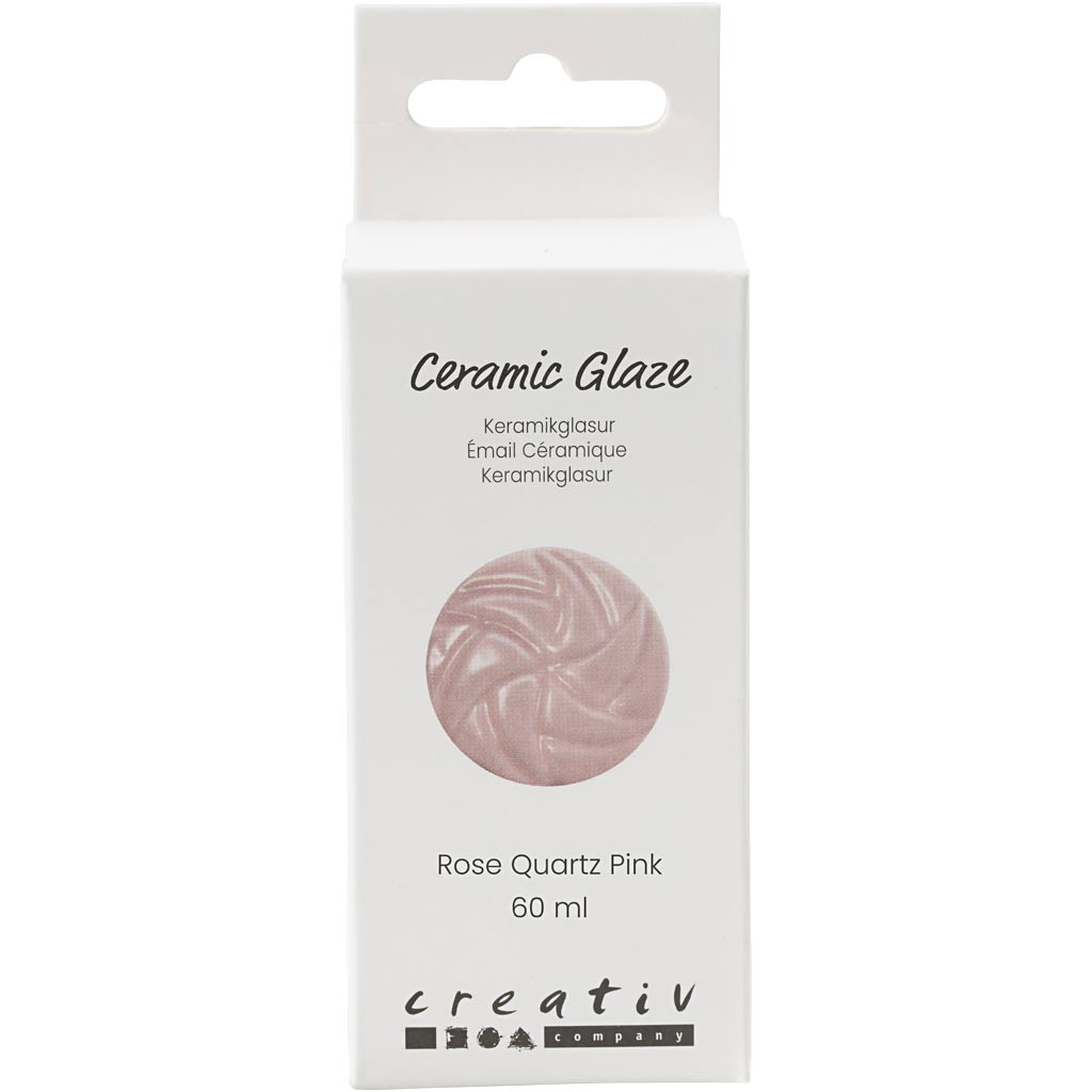Esmalte cerámico Creativ Company, 984-1101 °c, opaco, rosa, 60 ml 1 botella