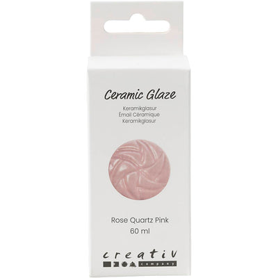 Creativ company keramiek glazuur 984-1101 c dekkend rose - 60ml