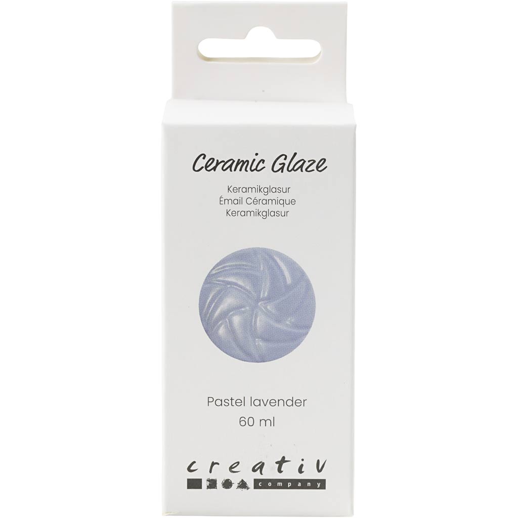Smalto ceramico Creativ Company, 984-1101 °C, opaco, lavanda pastello, 60 ml 1 bottiglia
