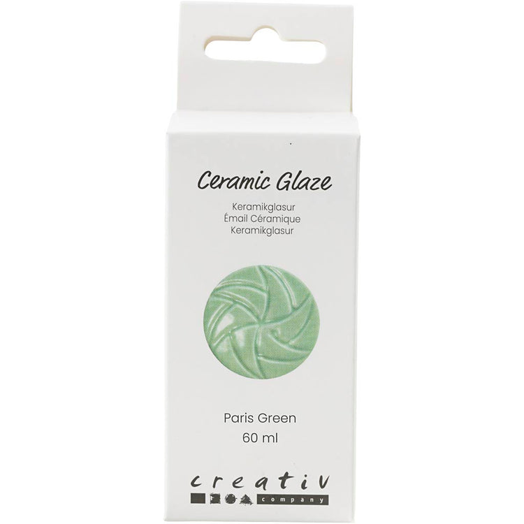 Creativ company keramiek glazuur 984-1101 c dekkend paris green - 60ml
