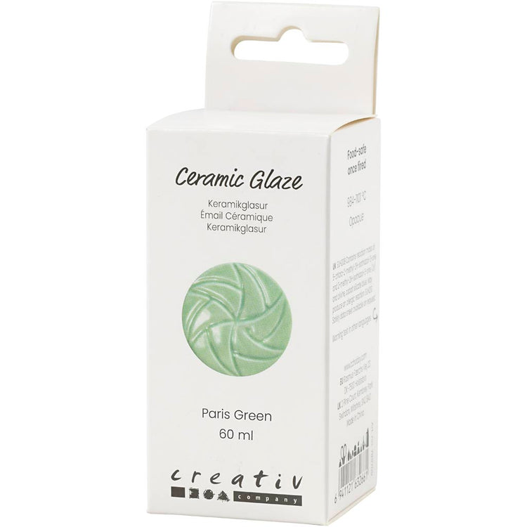 Creativ company keramiek glazuur 984-1101 c dekkend paris green - 60ml