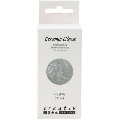 Smalto ceramico Creative Company, 984-1101 °C, opaco, grigio artistico, 60 ml 1 bottiglia