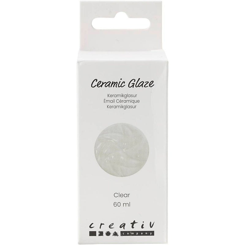 Esmalte cerámico Creativ Company, 984-1101 °c, transparente, transparente, 60 ml 1 botella
