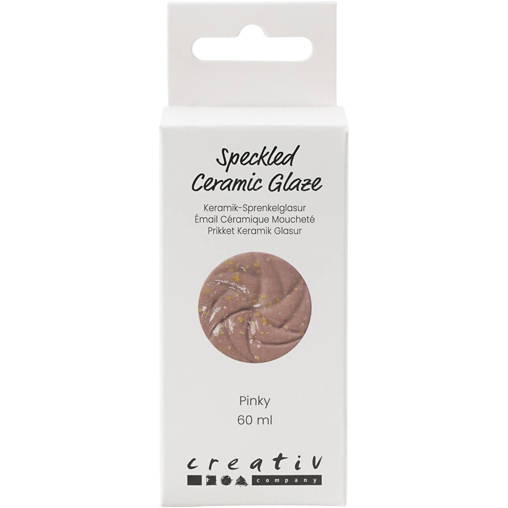 Creativ company esmalte cerámico moteado, 999-1060 °c, opaco, meñique, 60 ml 1 botella