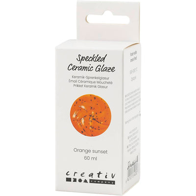 Creativ company smalto ceramico maculato 999-1060 c arancio sole opaco - 60ml