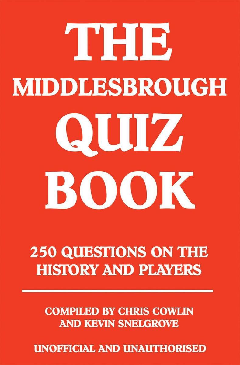El libro de preguntas de Middlesbrough.