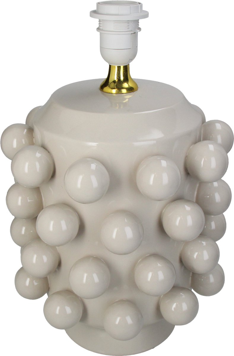 Lampada da collezione HD base sfere in terracotta 24x24x36,5cm