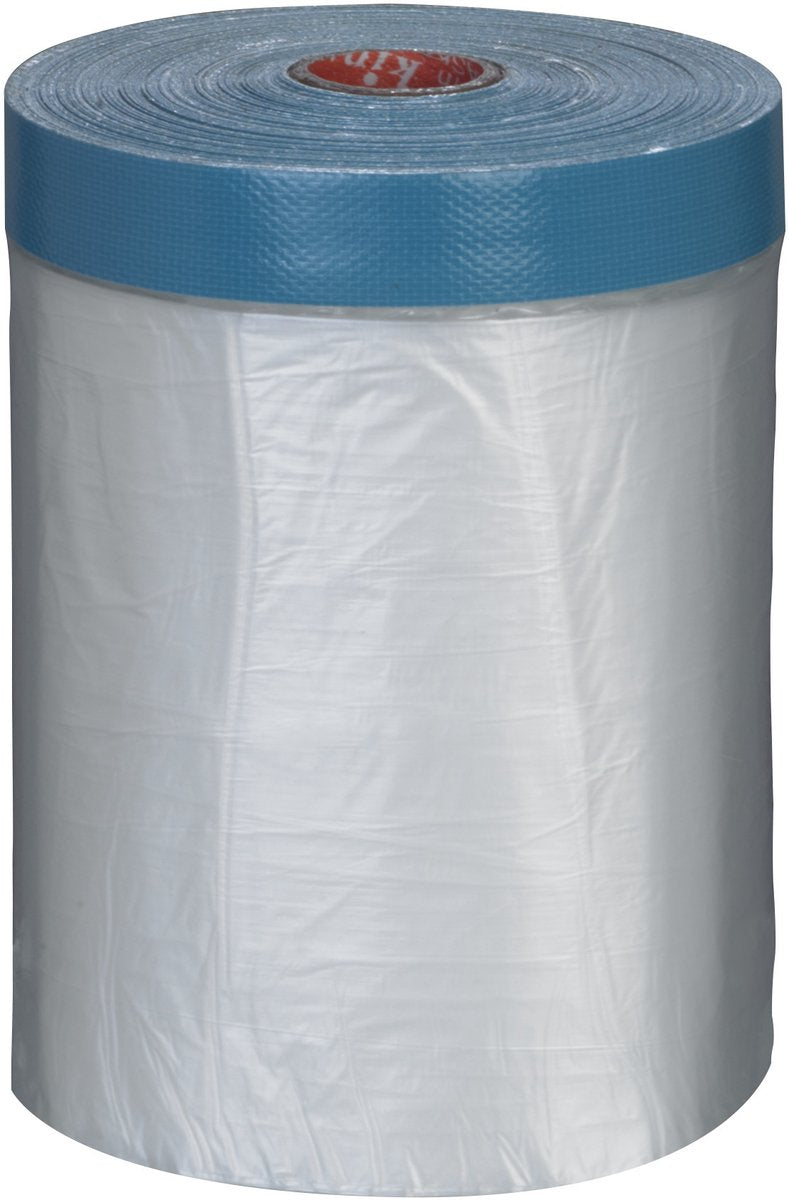 Kip 3833 - máscara de tela - azul - 1500mmx20m - cinta adhesiva textil con capa de PE para una cobertura suave - adhesivo estático para interiores y exteriores - resistente a temperaturas de hasta 30°c