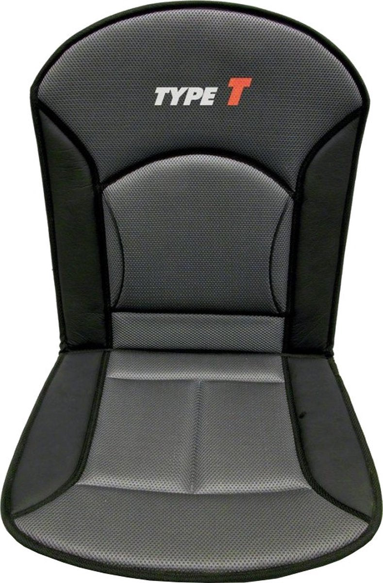 Cuscino per sedia Carpoint tipo-t 90 x 45 cm nero grigio