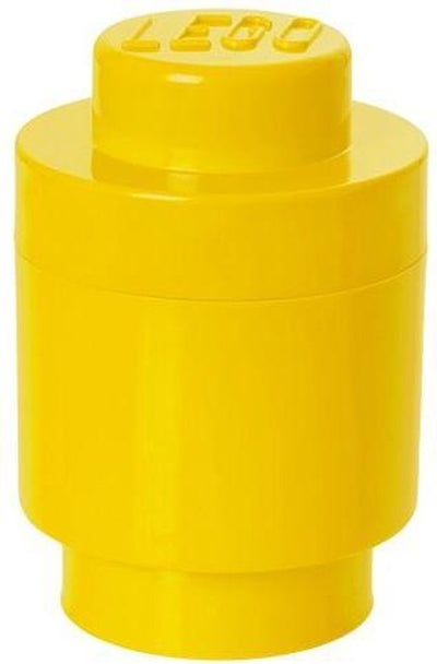 Stanza Copenhagen Lego Storage Brick 1 Round Yellow