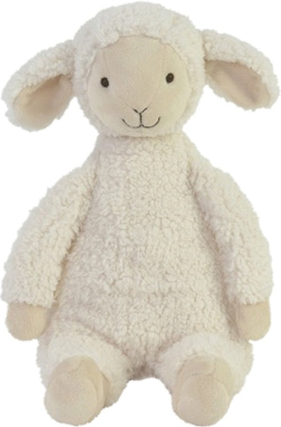 Happy horse lam leo knuffel 38cm - wit - baby knuffel
