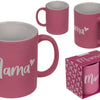 Out of the blue mok mama roze 320ml ø8xh10cm