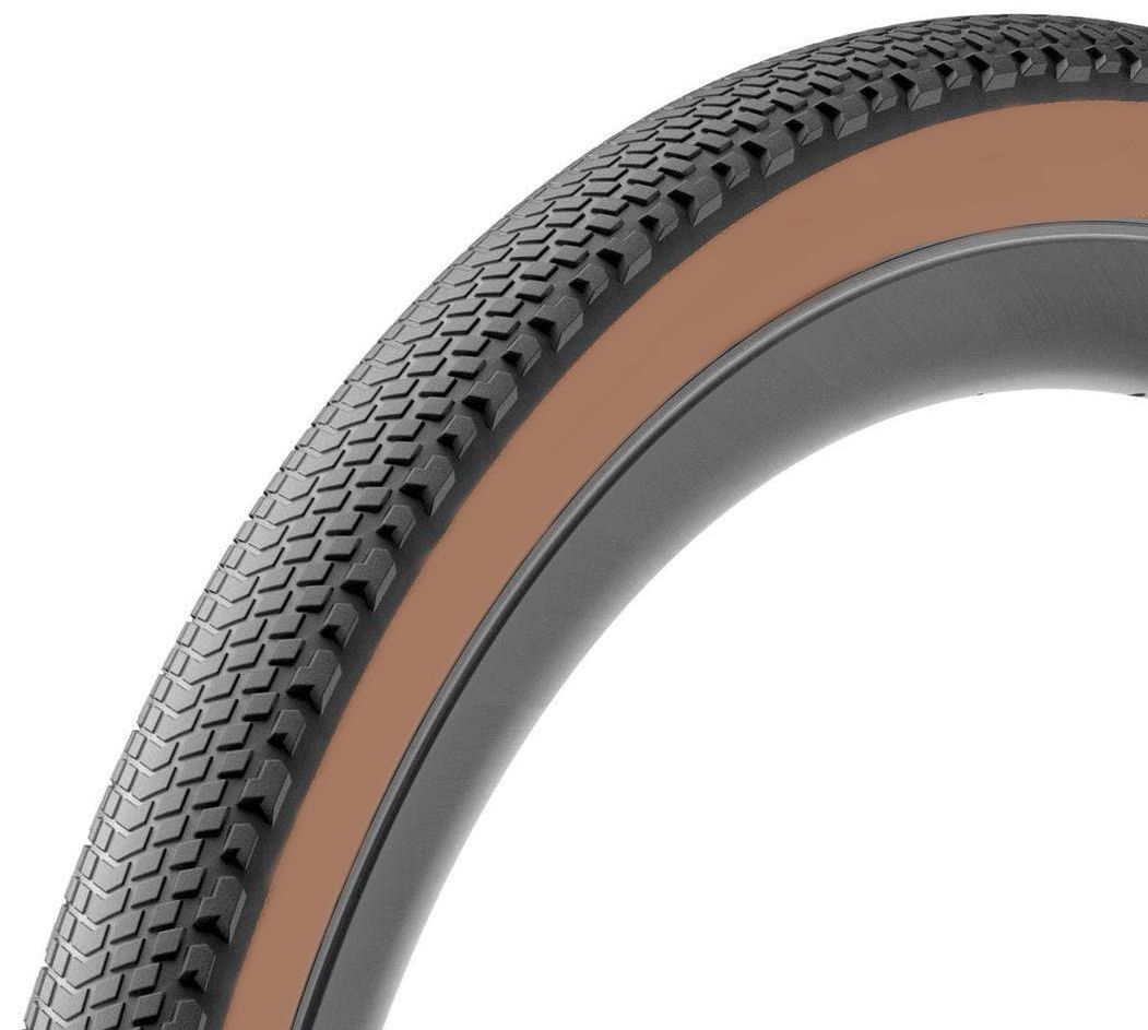 Deli Tire gravel sa-300 37-622 700x35c zwart-bruin met reflectie