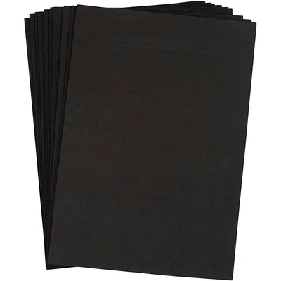 Creative Company Eva Foam Sheets Black A4, 10st.