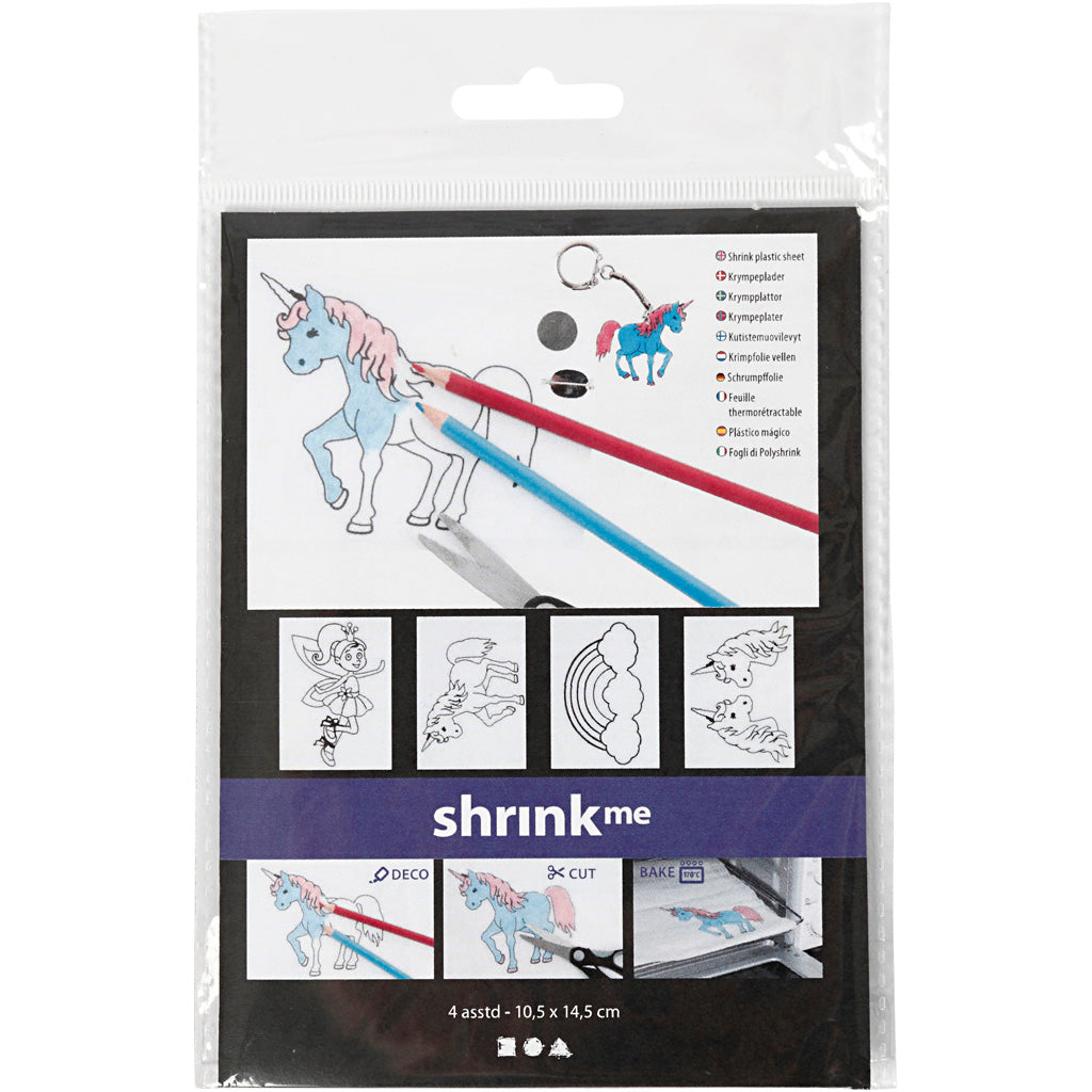 Film di shrink con motivi unicorno
