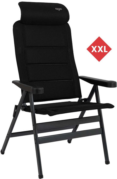 Sedia reclinabile Crespo - xxl - ap 241 - air-deluxe - compatta - nera