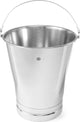 Cubo Hendi con graduación y base reforzada - 15l - acero inoxidable