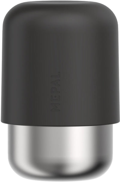 Taza de café para llevar Mepal elipse - 300 ml - mantiene las bebidas calientes hasta 30 minutos - tazas de café para llevar - aptas para lavavajillas - negro nórdico