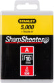 Stanley nieten 10mm type a - 5000 stuks - 1-tra206-5t