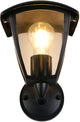 Trio venta - lampada da parete - nero opaco - escl. 1x e27 4 w - montaggio a parete - illuminazione da esterno - ip44