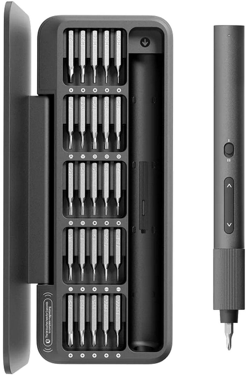 Hoto cacciavite elettrico di precisione adv - cacciavite elettrico di precisione adv - 25 punte magnetiche - illuminazione led - 170 giri - ricaricabile - utensili di precisione per elettronica, telefonia e riparazioni