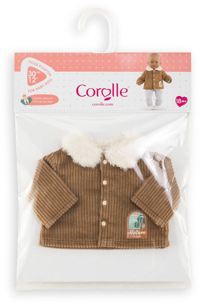 Chaqueta de terciopelo Corolle pequeña exploradora - 30cm